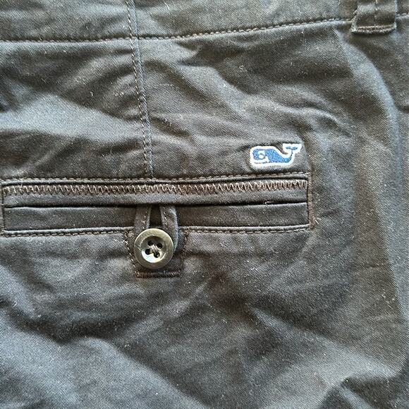 Vineyard Vines Every Day Shorts Size 12 Black 3.5" Semi Fitted Pockets - Picture 4 of 5